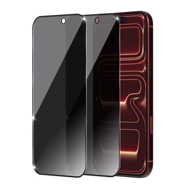 2-Pack iPhone 18 Pro Privacy Näytönsuoja - Karkaistu Lasi 9H - Super laatu 3D