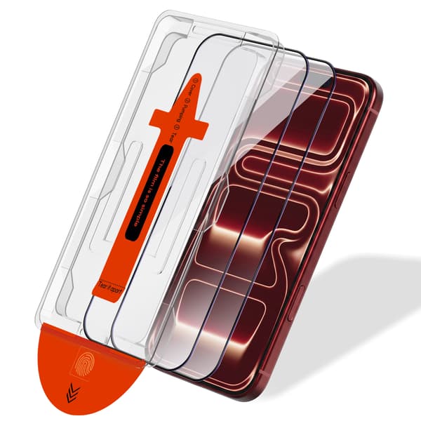 2-Pack iPhone 18 Pro Max Skärmskydd - Härdat Glas | [Automatisk Installation] - Bubbelfritt
