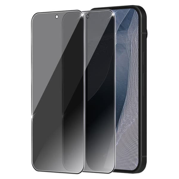 2-Pack Google Pixel 11 Pro Privacy Skärmskydd - Härdat Glas 9H - Super kvalitet 3D