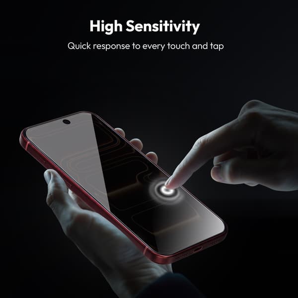 1-Pack iPhone 18 Pro Max Privacy Skärmskydd - Härdat Glas 9H - Super kvalitet 3D