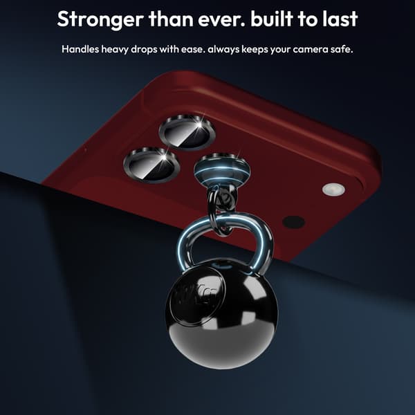 1-Pack iPhone 18 Pro Max Kameralinsskydd - Härdat Glas 9H - Super kvalitet 3D