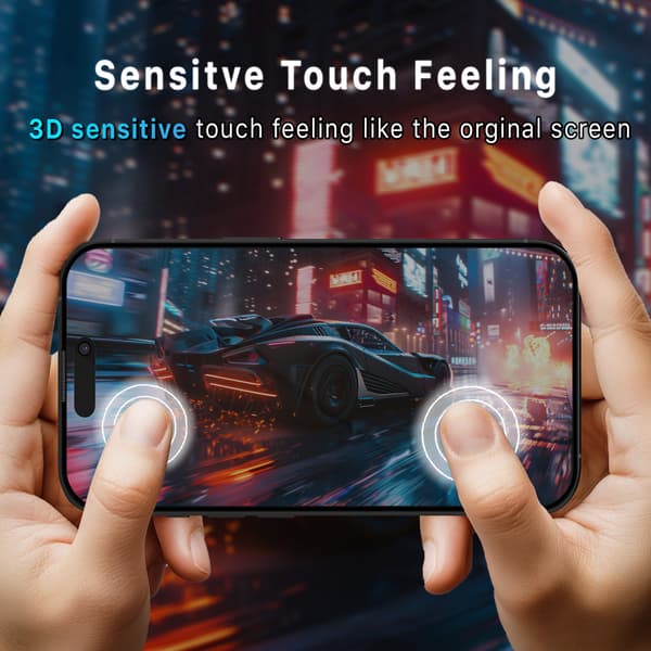 2-Pack Iphone 17E Privacy Skärmskydd - Härdat Glas 9H - Super kvalitet 3D