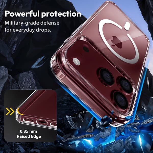 MagCase til iPhone 18 Pro Max – Krystalklart MagSafe-cover