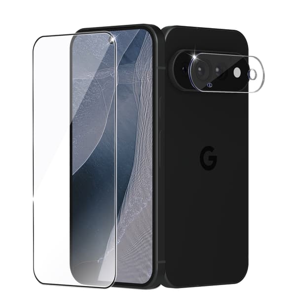 1-Pack Google Pixel 11 Pro Skärmskydd & 1-Pack linsskydd - Härdat Glas 9H - Super kvalitet 3D