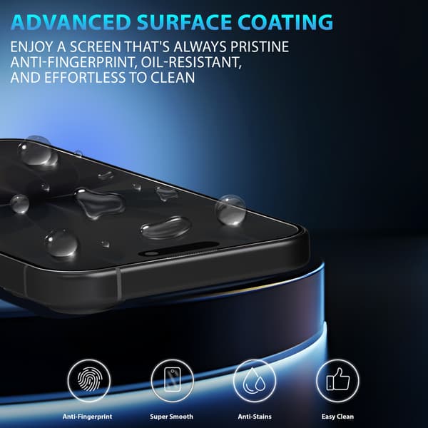 1-Pack Iphone 17E Privacy Skärmskydd - Härdat Glas 9H - Super kvalitet 3D