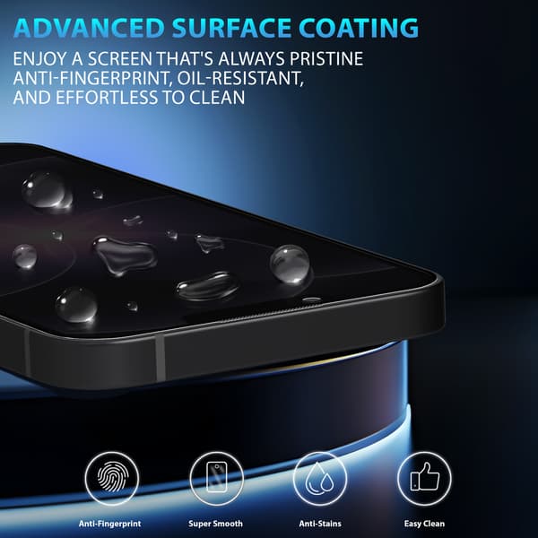 2-Pack Iphone 17e Privacy Skärmskydd - Härdat Glas 9H - Super kvalitet 3D