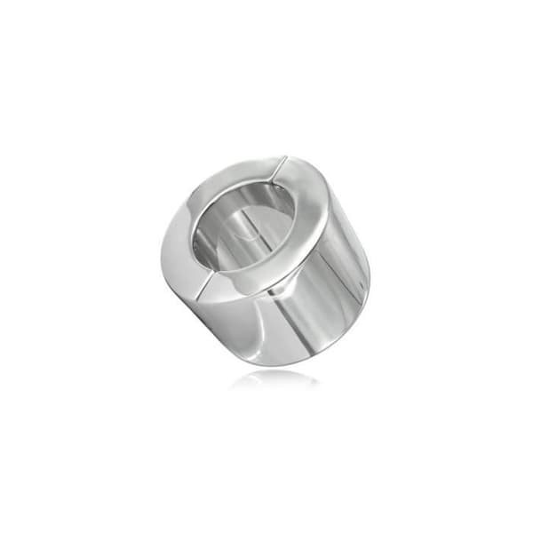 Testikelring i rostfritt stål 40Mm silver