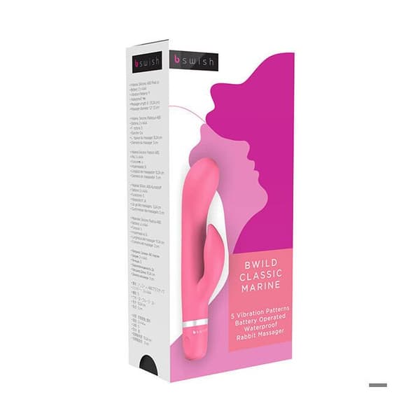 Vibrator - B Swish - Bwild Classic Marine - Silikon ABS - Rosa - Medium