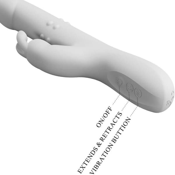 PRETTY LOVE - REESE VIBRATOR MED SILVER ROTATION -