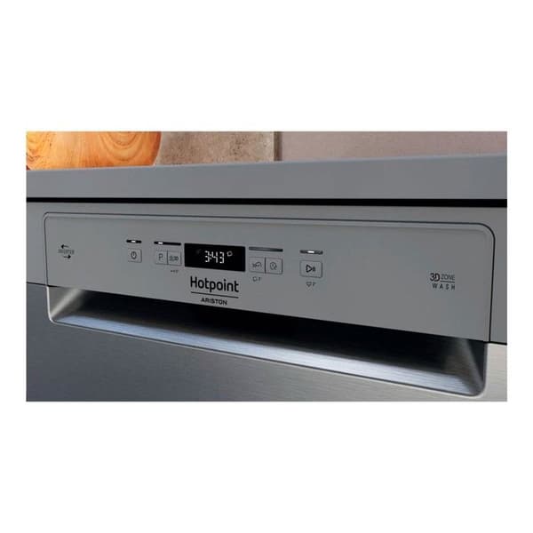 Diskmaskin Hotpoint HFC3C41CWX 14 Kuvert i rostfritt stål