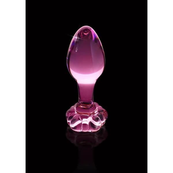 Plug Anal - Pipedream - Icicle N° 48 - Glas - Rosa - 6,5 x 3 cm