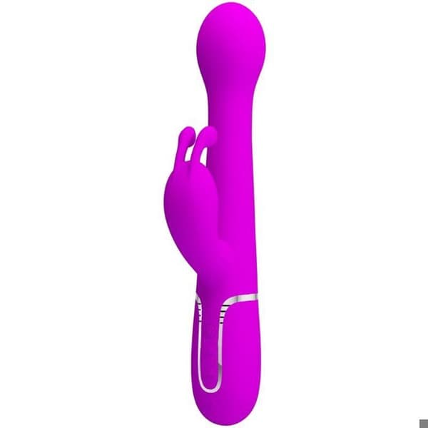 PRETTY LOVE - DEJON RABBIT 3 I 1 MULTIFUNKTIONER VIOLET VIBRATOR -