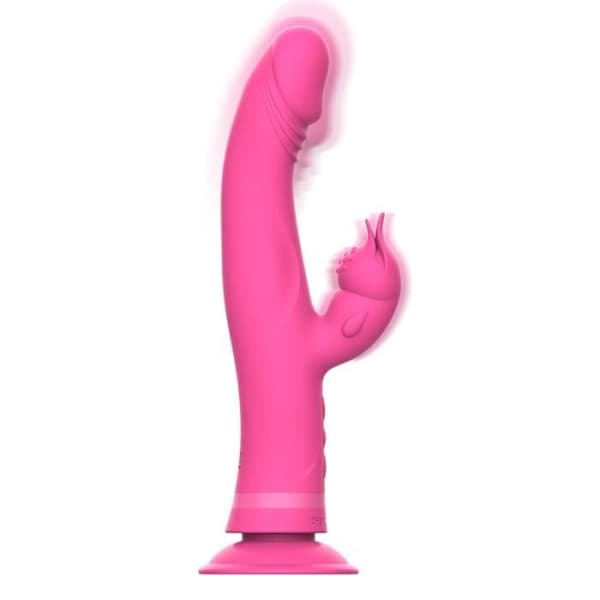 INTENSE - JULIO RABBIT VIBRATOR SILIKON ROSA -