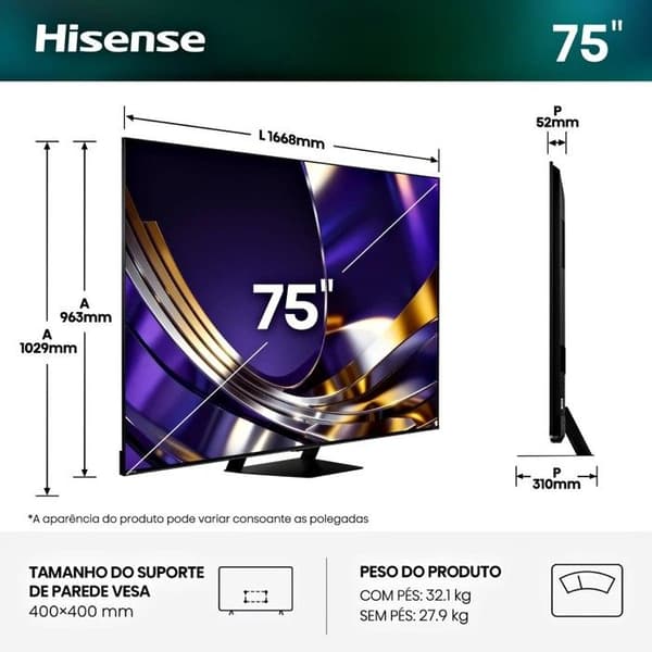 Hisense 75U7S Pro - TV