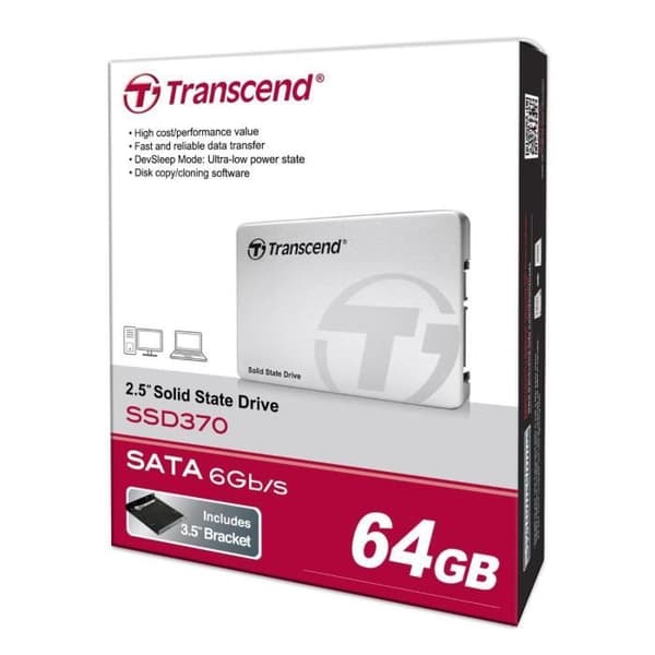 TRANSCEND SSD SSD370 - 64GB - 2,5" - TS64GSSD370S