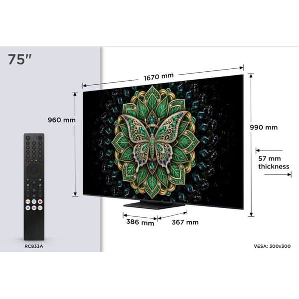 TCL 75C6K Pro - TV