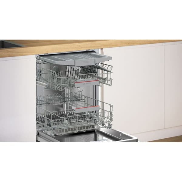 Integrerad diskmaskin 60 cm - BOSCH - SMI4HCB07E - 14 kuvert - 6 program - Svart