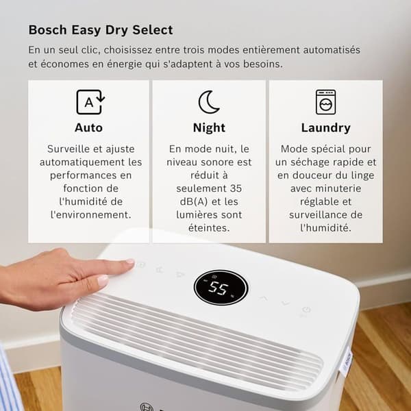 Déshumidifier Bosch Home Comfort Dry 2000 55 m³ vit