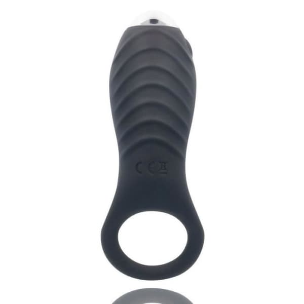 Vibrerande ring - Brilly Glam - Alan - Lyxig svart - Vibration - Ergonomisk