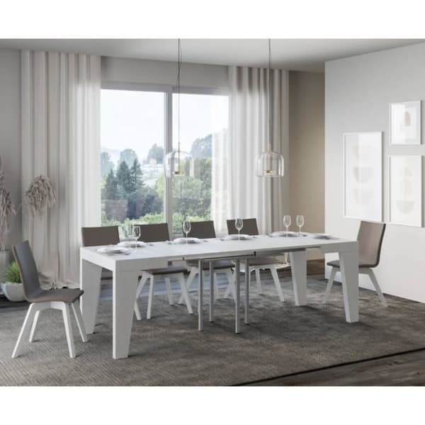 Bord NAXY - Naxy - Ask - Utsträckbar - 90x90 - 246 cm