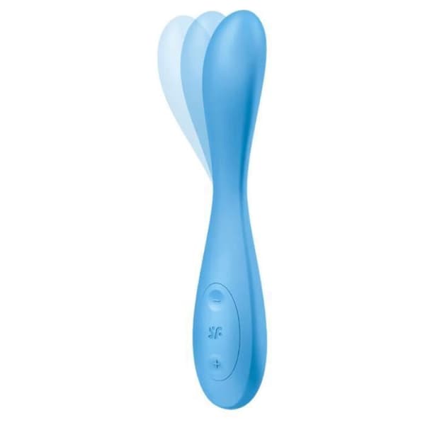 NÖJLIGARE G SPOT FLEX 4 MULTI VIBRATOR BLÅ