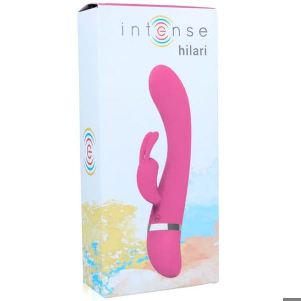RABBIT INTENSE HILARI VIBRATOR ROSA SILIKON LUXE