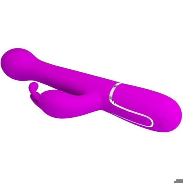 PRETTY LOVE - DEJON RABBIT 3 I 1 MULTIFUNKTIONER VIOLET VIBRATOR -