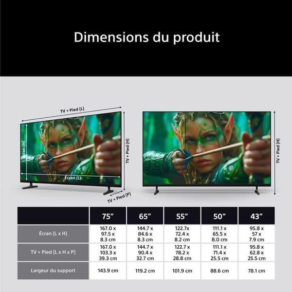 TV LED Sony 43 BRAVIA 2II 108 cm 2026