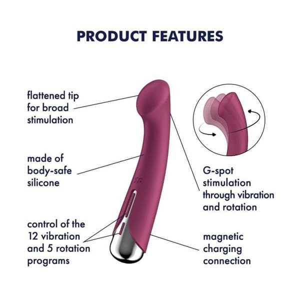 Satisfyer Spinning G-Spot 1 - Röd
