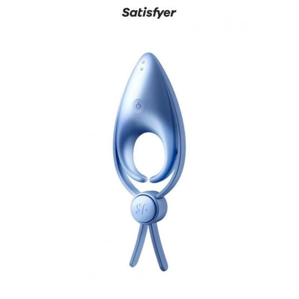 Cockring - Satisfyer - Sniper - Blå - Vibrerande - One size