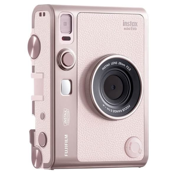 Sofotokamera - FUJIFILM - INSTAX mini EVO - Rosa - 10 optiska lägen - Bluetooth