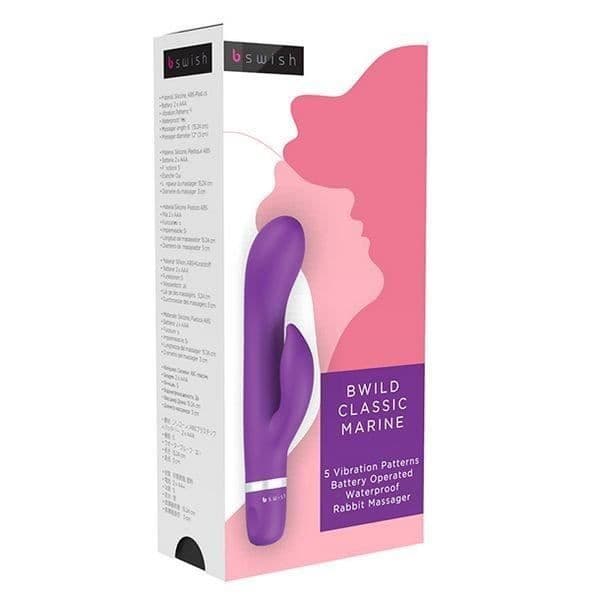 Vibrator - B Swish - Bwild Classic Marine - Silikon ABS - Rosa - Medium