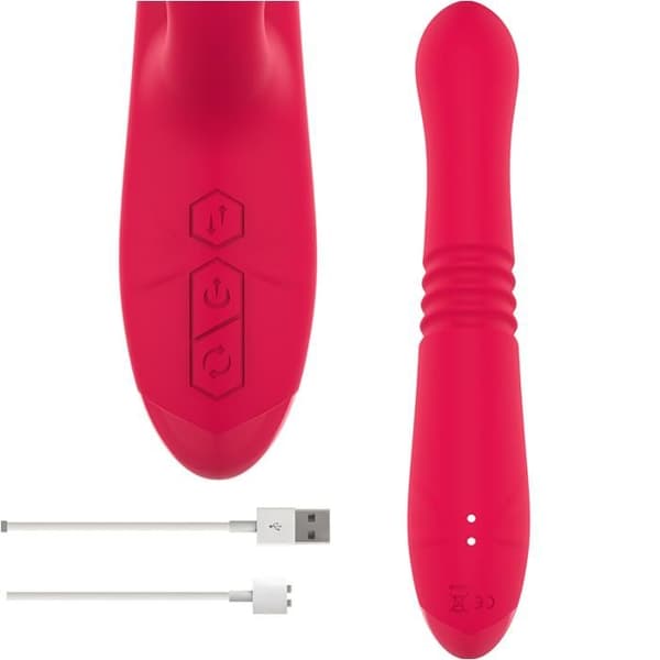 INTENSIV - UP & DOWN RECHARGEABLE MULTIFUNKTION DUA MED RÖD TUNG