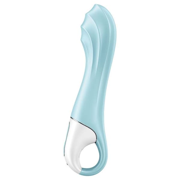 SATISFYER LUFTPUMP VIBRATOR 5 UPPBLASBAR G-PUNKT VIBRATOR BLÅ