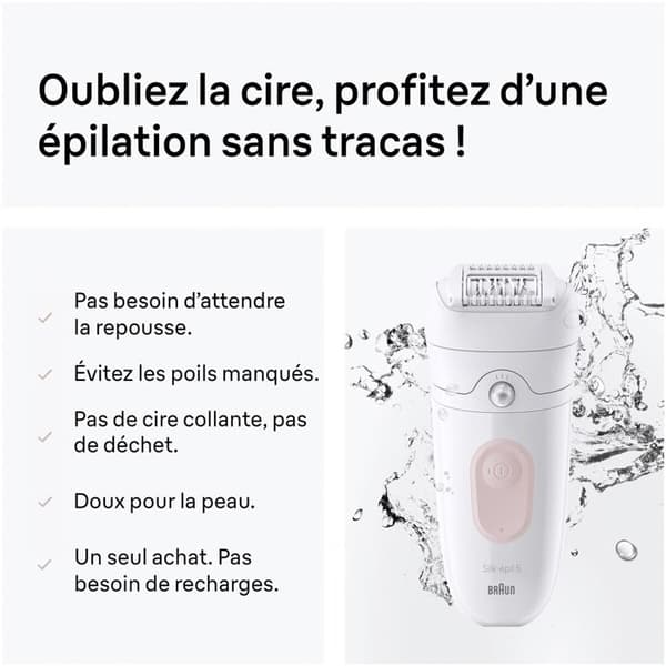 Braun Silk-épil 5 SE5-041 elektrisk epilator