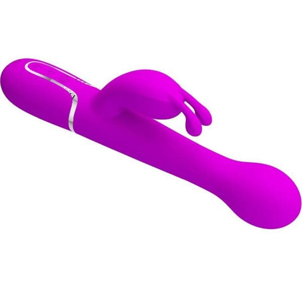 PRETTY LOVE - DEJON RABBIT 3 I 1 MULTIFUNKTIONER VIOLET VIBRATOR -