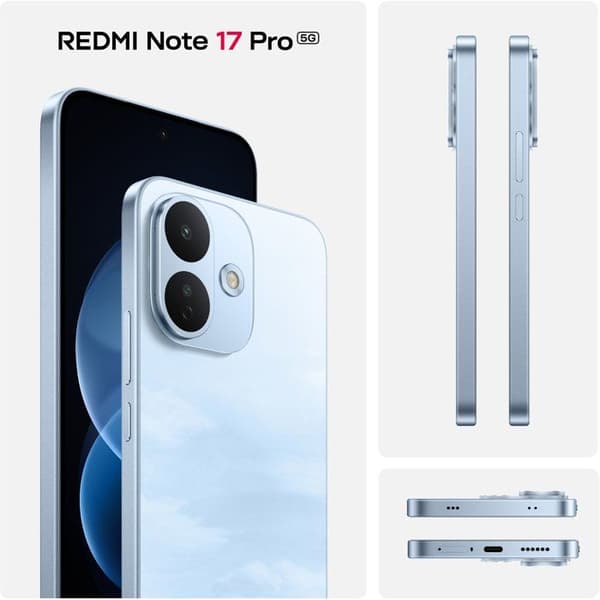 Smartphone - XIAOMI - Redmi Note 17 Pro 5G - 6Go RAM - 256Go - Blå
