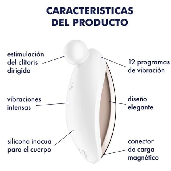 SATISFYER - VIBRATOR SPOT ON 2 LAY-ON VIT -