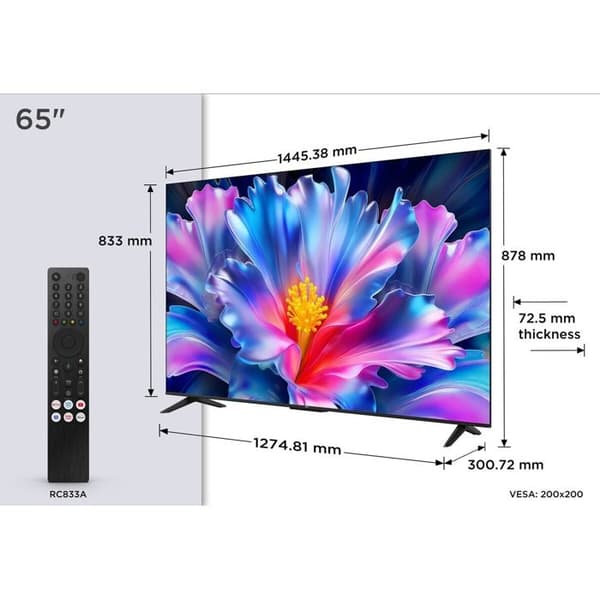 TCL 65P6L 4K QLED Smart TV