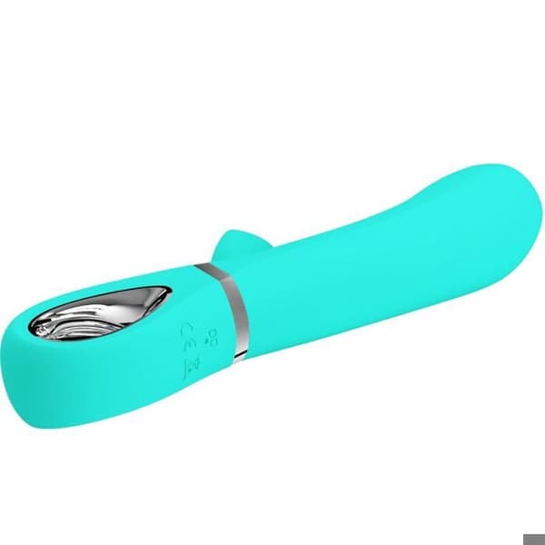 PRETTY LOVE - G-SPOT THOMAS AQUA GREEN MULTIFUNCTION VIBRATOR -