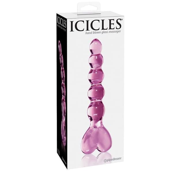 Pipedream Istappar nr 43 Glas Rosenkrans Dildo