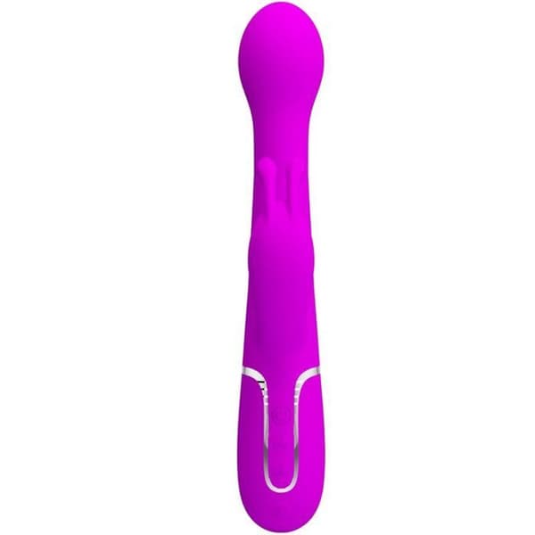 PRETTY LOVE - DEJON RABBIT 3 I 1 MULTIFUNKTIONER VIOLET VIBRATOR -