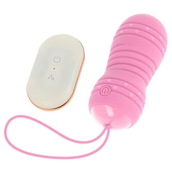 OHMAMA FJÄRRKONTROLL ROTERANDE ÄGG 7 MÖNSTER ROSA