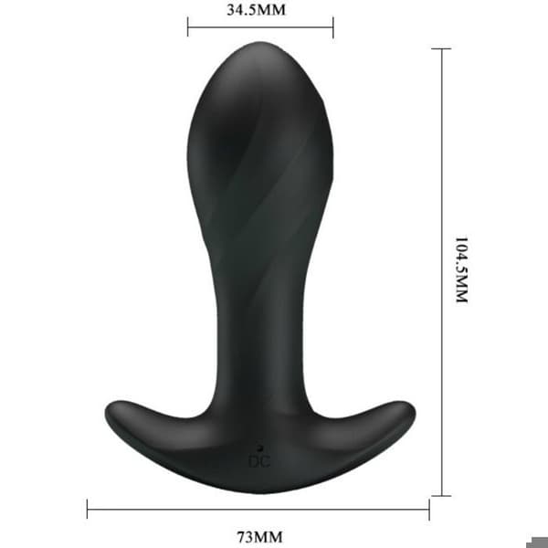 PRETTY LOVE - ANALVIBRATOR SVART -