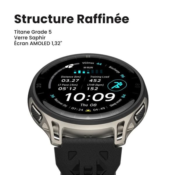Amazfit Cheetah 2 Pro 48 mm Svart smartklocka