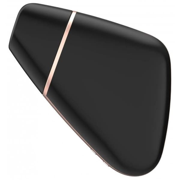Klitorisstimulator - Satisfyer - Love Triangle - Silikon - Ansluten - Svart