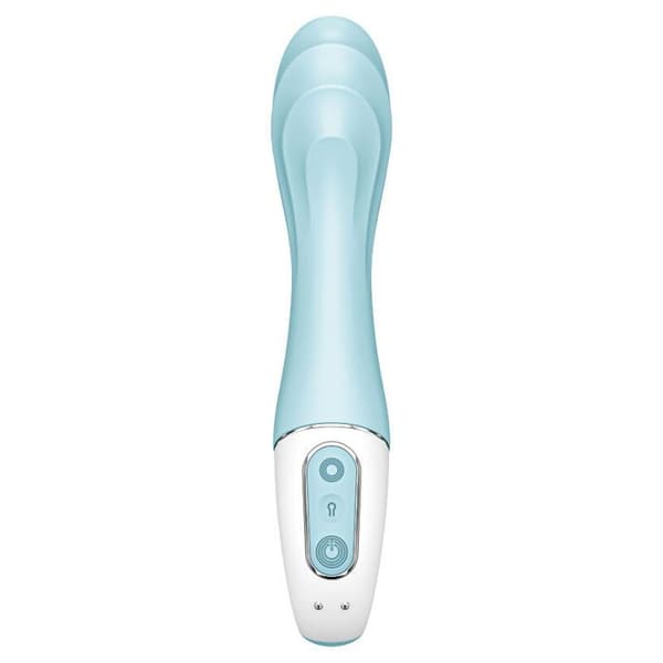 SATISFYER LUFTPUMP VIBRATOR 5 UPPBLASBAR G-PUNKT VIBRATOR BLÅ