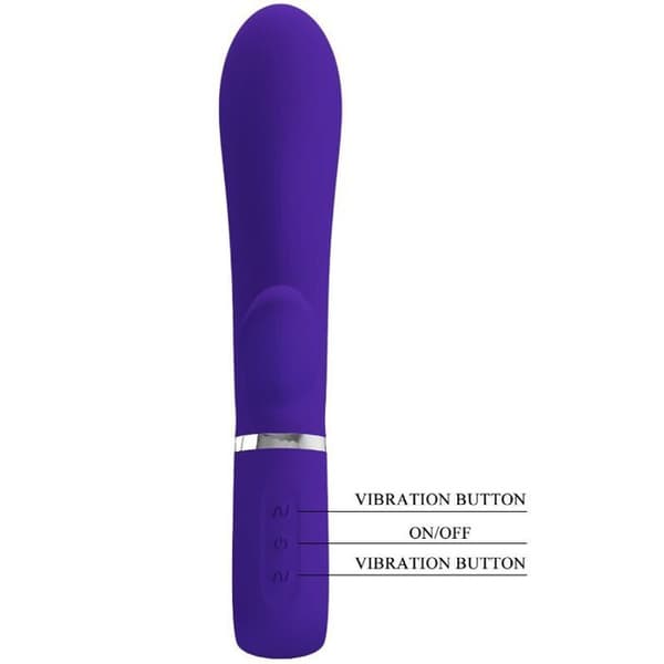 PRETTY LOVE - G-SPOT THOMAS PURPLE MULTIFUNCTION VIBRATOR -