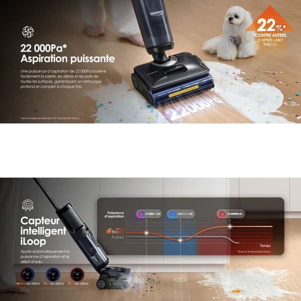 Tineco Floor One S7 Stretch ångplus