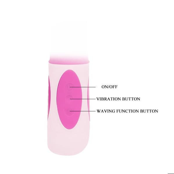 Vibromassager - BAILE - Pretty Bunny - Silikon - Rosa - Medium